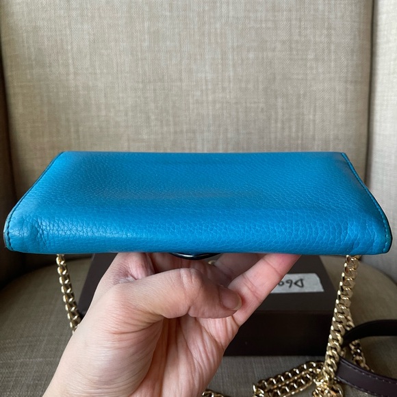 Authentic GUCCI GG Marmont bifold long wallet 400586.2184 (D7024) - Picture 4 of 16